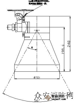 JTG-ZM-GST9614點(diǎn)型紫外火焰探測(cè)器安裝圖2